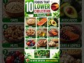 🥑 10 Foods That Lower Cholesterol Naturally