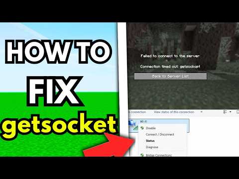 How To Fix Getsockopt Minecraft