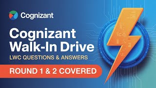 Cognizant Gurugram Salesforce LWC Interview | Real Walk-In Questions & Answers