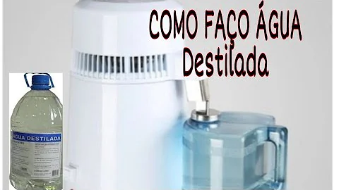 Como esterilizar com água destilada?