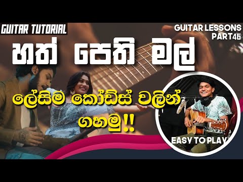 Hath Pethi Mal | නුඹ හැර වෙන මල් සුවදක් | Full Guitar Lesson | Sinhala Guitar Lesson | Easy Chords