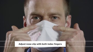 How to use: FFP2 flat-fold respiratory protection mask uvex silv-Air lite 4200 (EN)