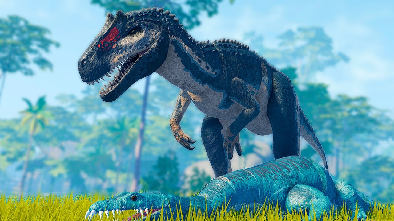 Tentando CAÇAR um TIRANOSSAURO, Jogando com Allosaurus e Baryonyx! - Fallen Ashes ROBLOX (PT-BR)