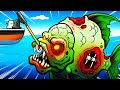 Catching The SECRET ZOMBIE FISH (Cat Goes Fishing)