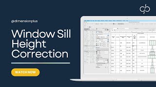 How to Find and Fix Window Sill Height Using a Schedule in Archicad