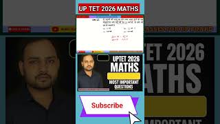 Up tet Maths practice set #uptetmaths #maths #uptet2026