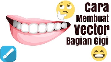 Timelapse Cara Membuat Vector Bagian Gigi Simple di Infinite Design