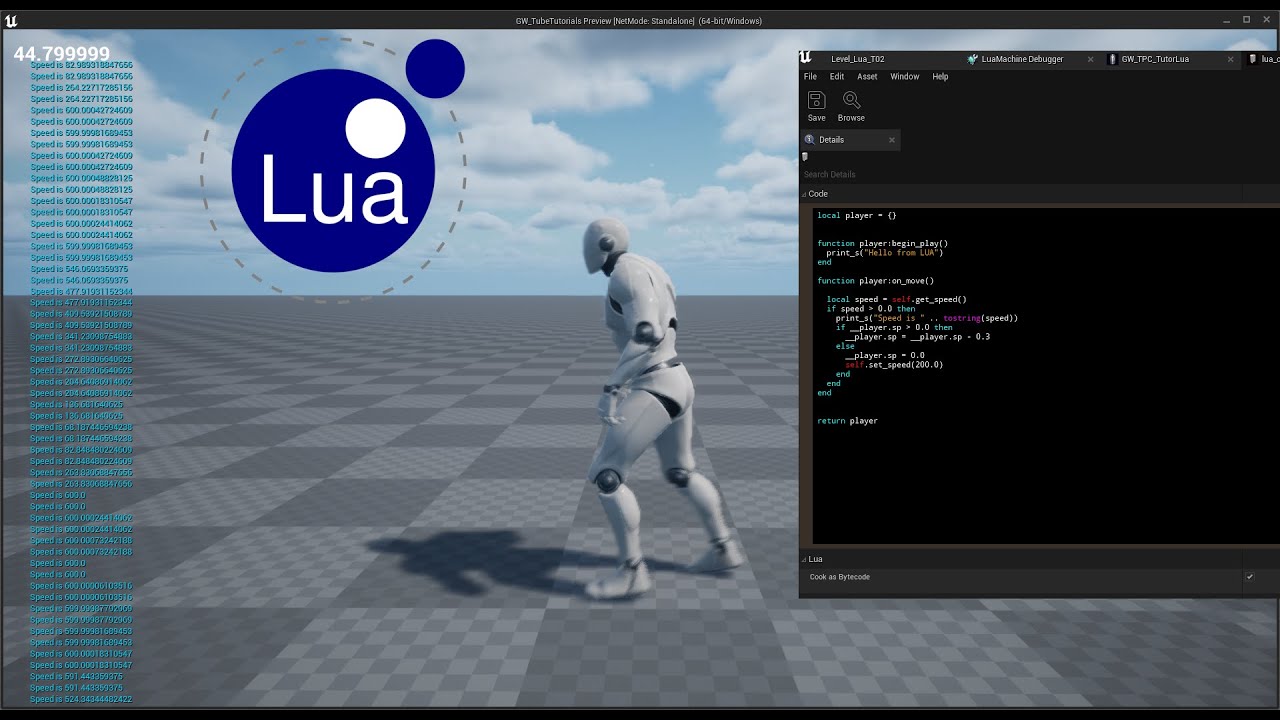 Unreal script. Lua движок. Lua разработка игр.