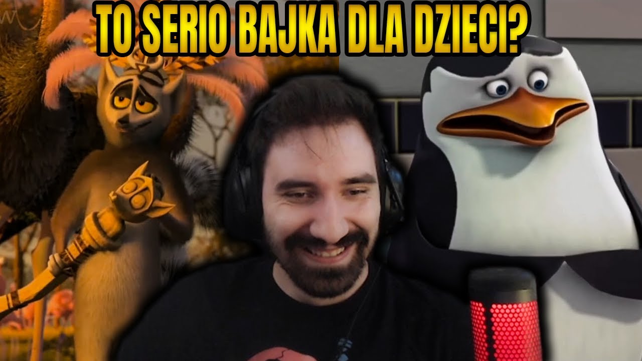 KRÓL JULIAN i PINGWINY Z MADAGASKARU TO INNY STAN ŚWIADOMOŚCI XD