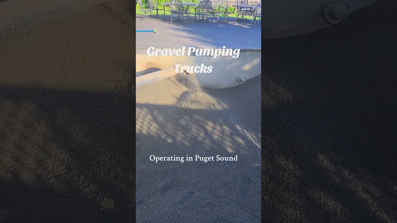 We specialize in gravel pumping and placement.   When you have limited access to where you need rock