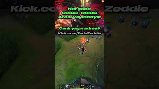 TOP LANEYE VAYNE ALAN PELİNAY ZED İLE TANIŞIYOR...