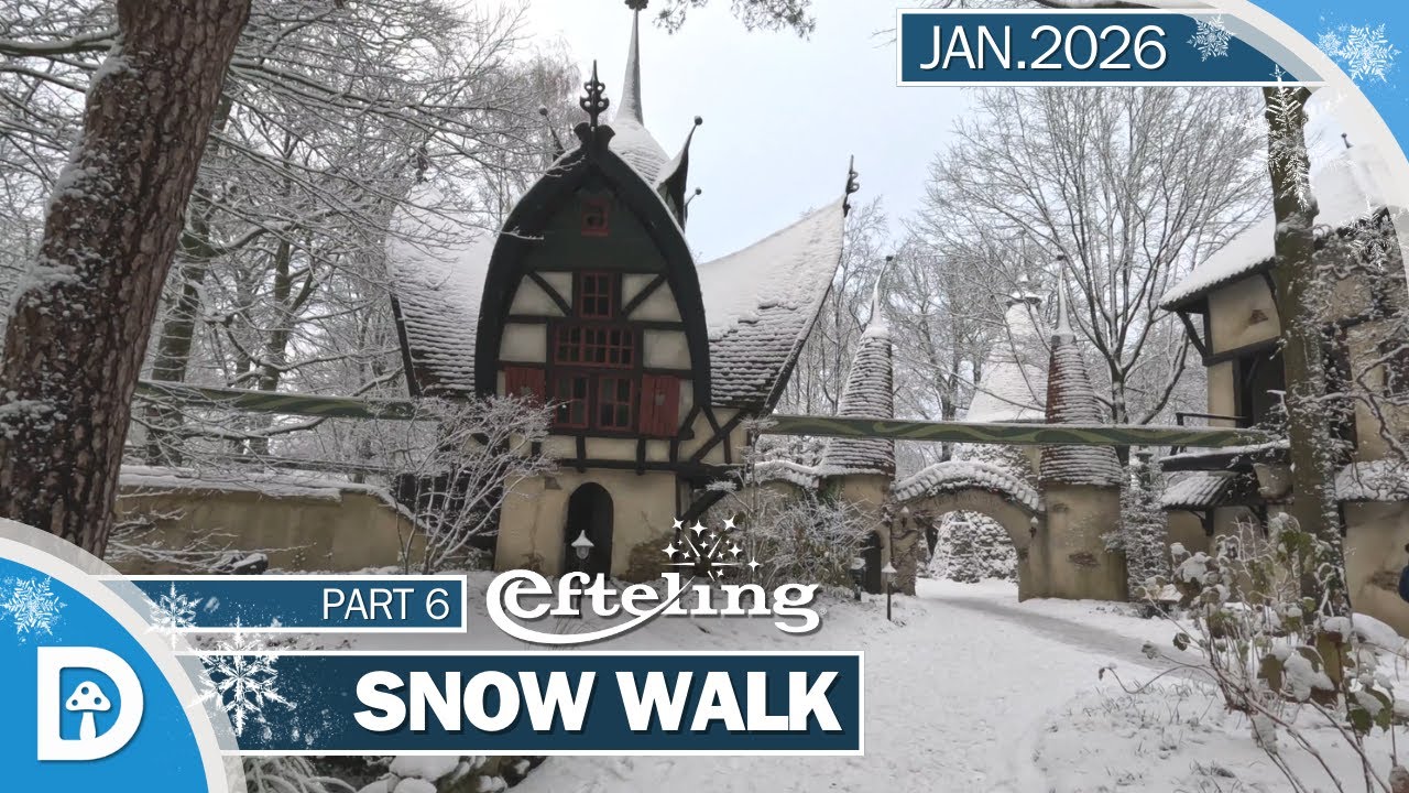 ❄ Sneeuw Tour Efteling: Deel 6 - Volk van Laaf | Winter Efteling 2025-2026