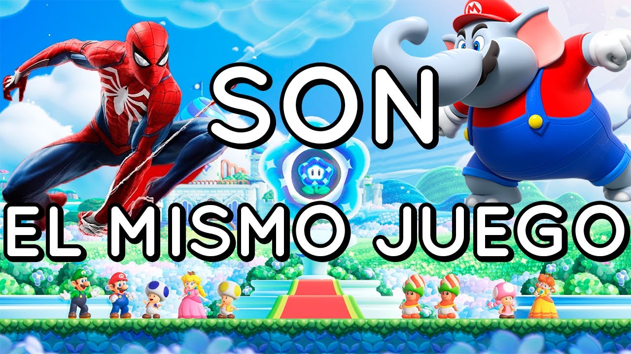 Super Mario Wonder y Spider-man 2 SON EL MISMO JUEGO