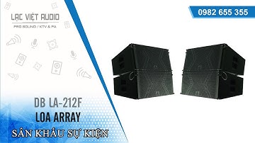 Lạc Việt Audio | Loa array DB LA212F loa array cho sự kiện đám cưới | 0982 655 355
