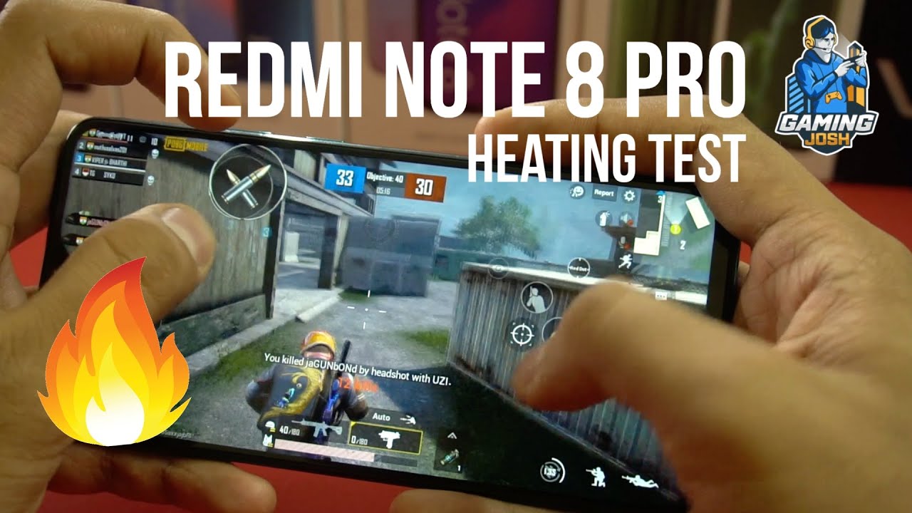 Redmi Note 8 Pro PUBG Heating Test - Only 10 minute TDM Boils in