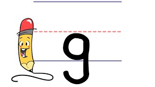 Pencil Pete's Learn to Print - Lowercase g