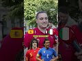 IMPOSSIBLE CHOICES! 🥵 SPAIN v ITALY legends FOOTBALL CHALLENGE #shorts