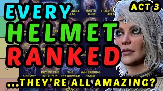 Is EVERY Act 3 Helmet Awesome? - BG3 Helmets Tier List and Guide - Act 3