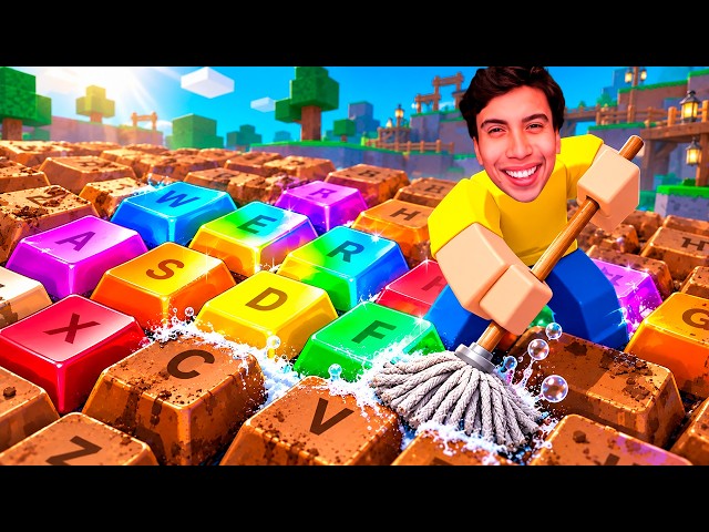 LIMPIA TU TECLADO ASMR EN ROBLOX!🧽