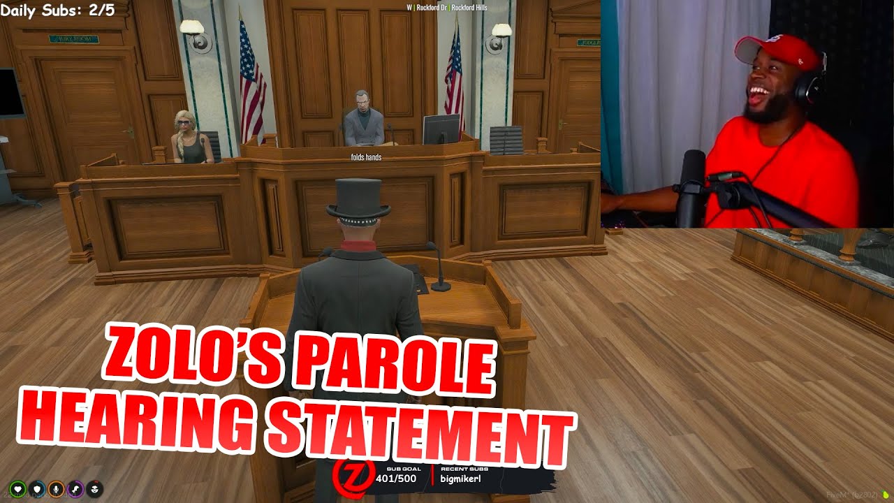 Probation Gta Rp Zolo Gives DIFFERENT Statement During PAROLE HEARING 😂 | Prodigy RP ...