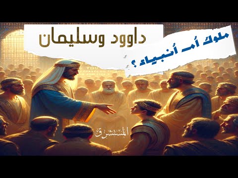 داوود وسليمان ملوك أم أنبياء