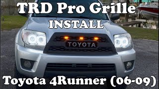 Toyota 4Runner TRD Pro Grille 4th Gen (2006-2009)- Installation Video