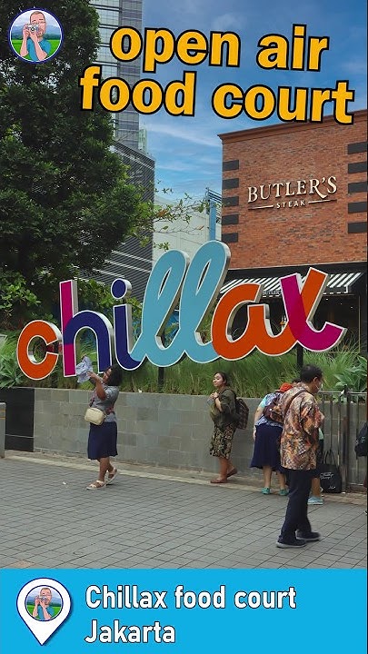 Chillax Jakarta food court with diverse vendors