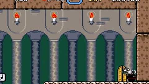 SMW hack Super GVS world level 18 fortress 2