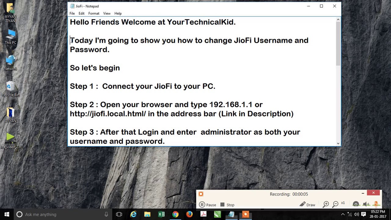 How to Change JioFi Username & Password