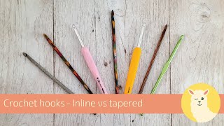 Inline VS Tapered Crochet Hooks: Which One to Choose? -  OkieGirlBling'n'Things
