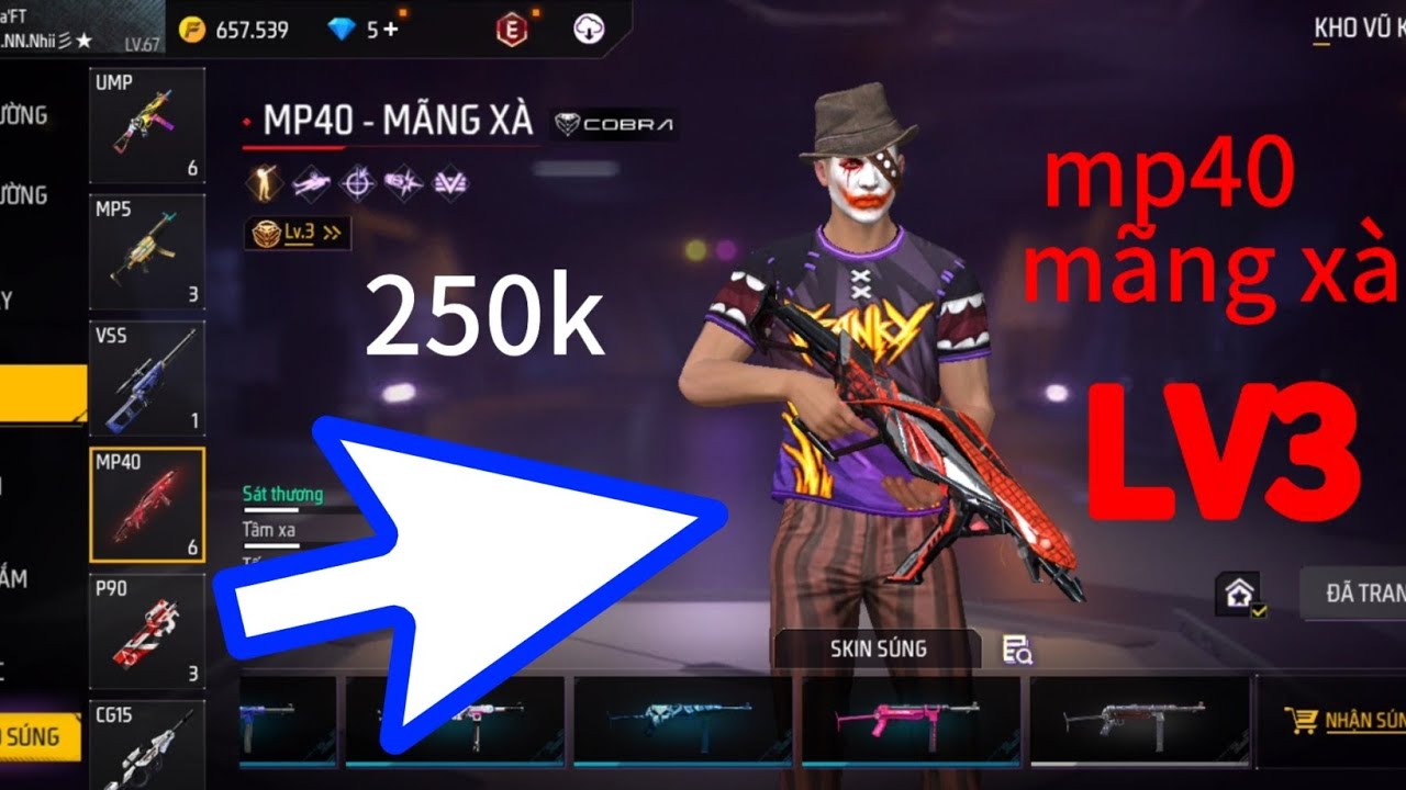 ạc có mãng xà 250ka liệu có xứng đáng [freefire]