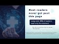How to Write an Abstract That Gets Your Paper Read