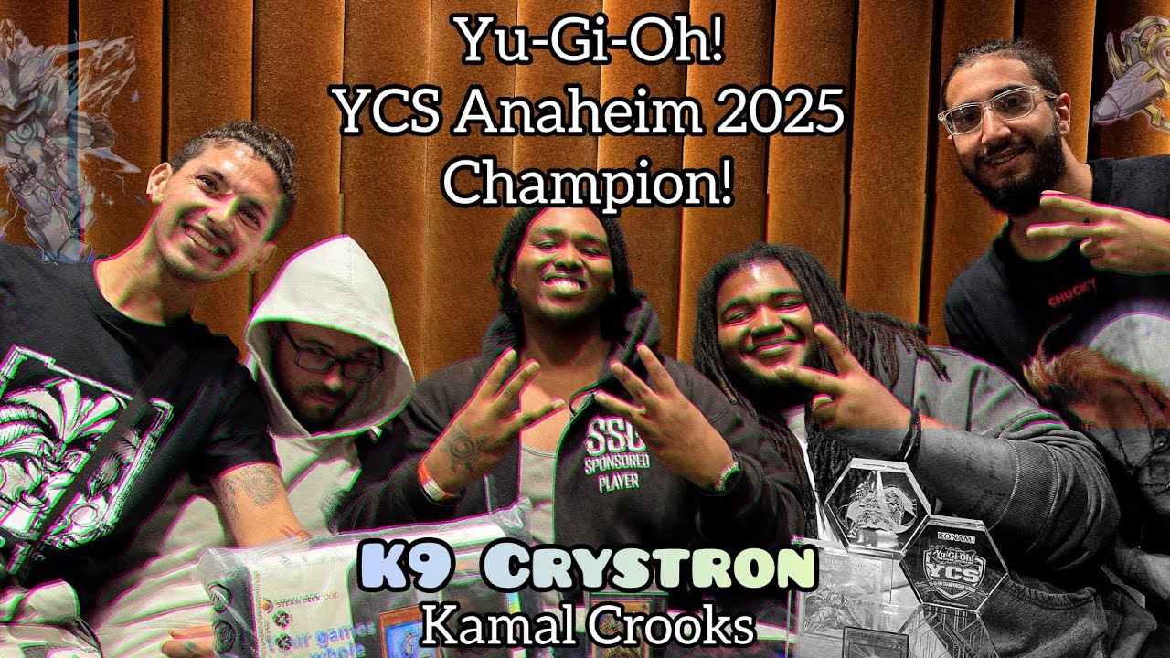 Чемпион Yu-Gi-Oh! YCS Anaheim 2025 — Камал Крукс — K9 ​​Crystron