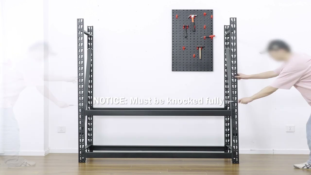 Industrial Metal Shelving Unit for Garage & Warehouse Storage