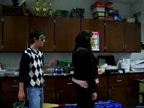 Watch Patrick and Cindy dance to a song during Science Olympiad practice. SOVideo#2