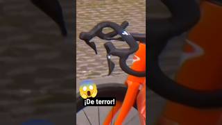 ¡De terror lo que le pasó a Filippo Gann y su Pinarello! 😱 #Ciclismo #RideBikeMx #Cycling