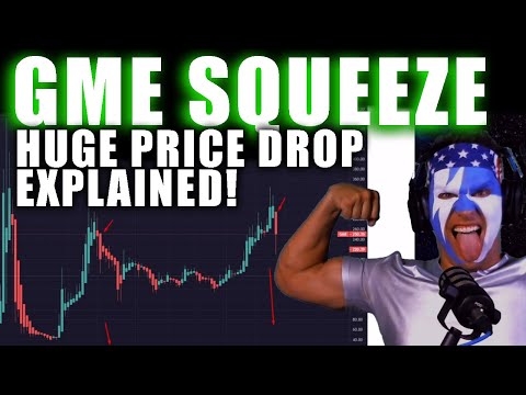 GME MOASS, Price Drop Explained - New GME Short Squeeze Info GameStop Short Squeeze + Retail Float