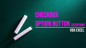 #17 Aula Userform Pt 5 - CheckBox e Option Button VBA Excel