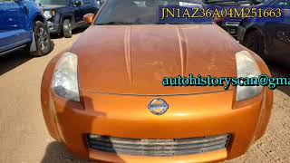 JN1AZ36A04M251663 Nissan 350Z 2004 JN1AZ36A04M251663 Nissan 350Z 2004