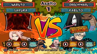 Download lagu Naruto (Nove Caudas Modo 4º) VS Orochimaru - Naruto Shippuden Ultimate Ninja 5