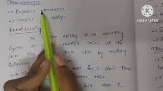Explain multiprocessing and multi tasking || embedded systems
