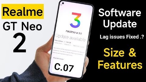Realme GT Neo 2 Software update Size & features issues fixed or not 🔥🔥🔥