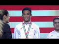 Award and Medal Ceremony for U23 division at the IFMA Muaythai World Championship Abu Dhabi