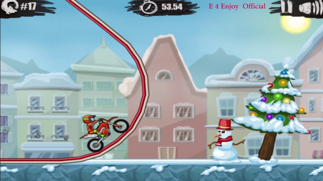 Moto x3m 4 Winter Christmas Edition 