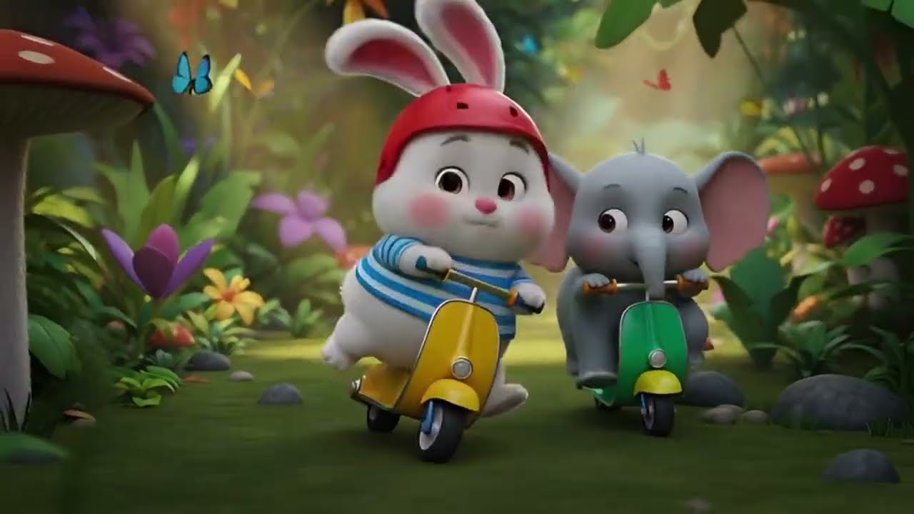 Wheels on the Scooter | Fun Scooter Song for Toddlers to Sing and Ride