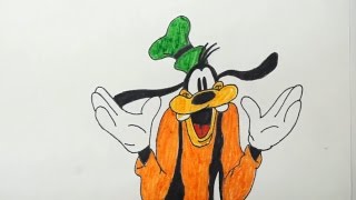 Coloring page for kids Goofy coloring