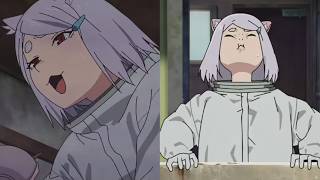 Imoko gets sick when she smells Yaniko's room - Chainsmoker Cat anime