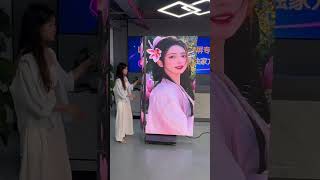 World Cup Fan Zone Triple Fold LED Poster | Plug-and-Play Movable Football Advertising Screen Demo