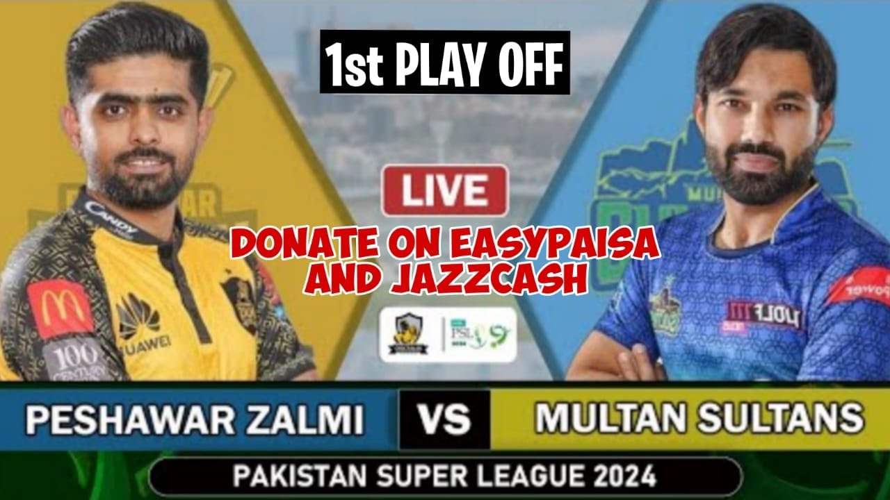 First Playoff | Peshawar zalmi Vs Multan Sultans | PTV Sports Live