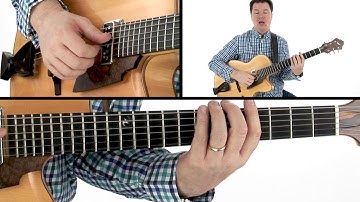 Fingerstyle Jazz Guitar Lesson - Speed Rolls - Sean McGowan